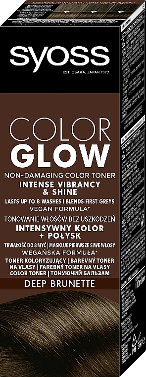 УЦІНКА Тонувальний бальзам для волосся - Syoss Color Glow * — фото N2