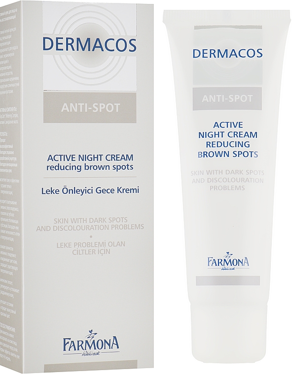 Ночной крем для лица против пигментации - Farmona Professional Dermacos Anti-Spot Active Night Cream  — фото N1