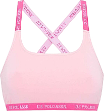 Духи, Парфюмерия, косметика Спортивный бюстгальтер 66117, pink - U.S. Polo Assn Bra Cross Strapped Soft