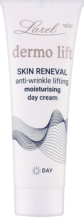 Денний зволожувальний крем для обличчя та повік - Larel Dermo Lift Skin Reneval Day Cream — фото N1
