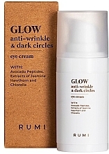 Крем для шкіри навколо очей проти зморщок і темних кіл - Rumi Glow Anti-Wrinkle & Dark Circles Eye Cream — фото N1
