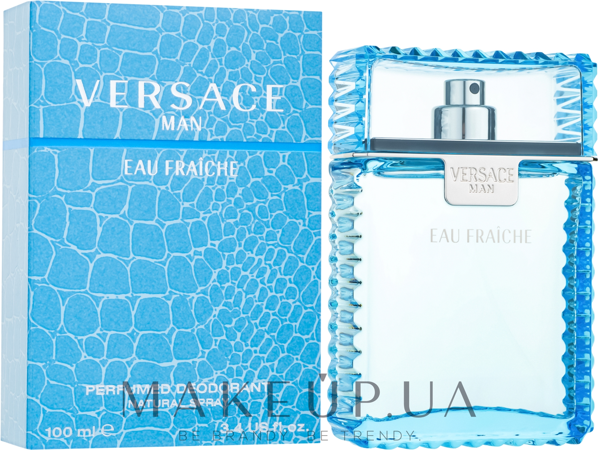 Versace Man Eau Fraiche - Парфюмированный дезодорант — фото 100ml