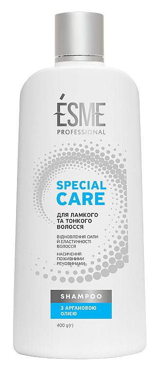 Шампунь з аргановою олією для ламкого й тонкого волосся - Esme Professional Special Care Shampoo