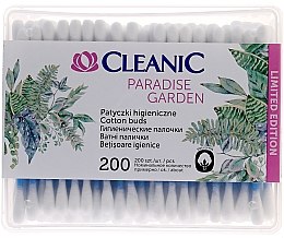 Парфумерія, косметика Ватні палички у прямокутній упаковці - Cleanic Paradise Garden Limited Edition