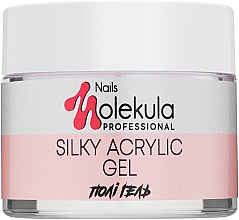 Акрил-гель - Nails Molekula Silky Acrylic Gel Milky Pink — фото N1