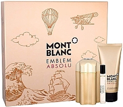 Духи, Парфюмерия, косметика Montblanc Emblem Absolu - Набор (edt/100ml + sh/gel/100ml + edt/7.5ml)