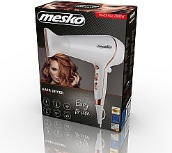 Фен для волос AD 2250, 2100 W - Mesko Hair Dryer — фото N1