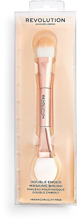 Двусторонняя кисть для нанесения маски - Revolution Skincare Double Ended Masking Brush  — фото N2