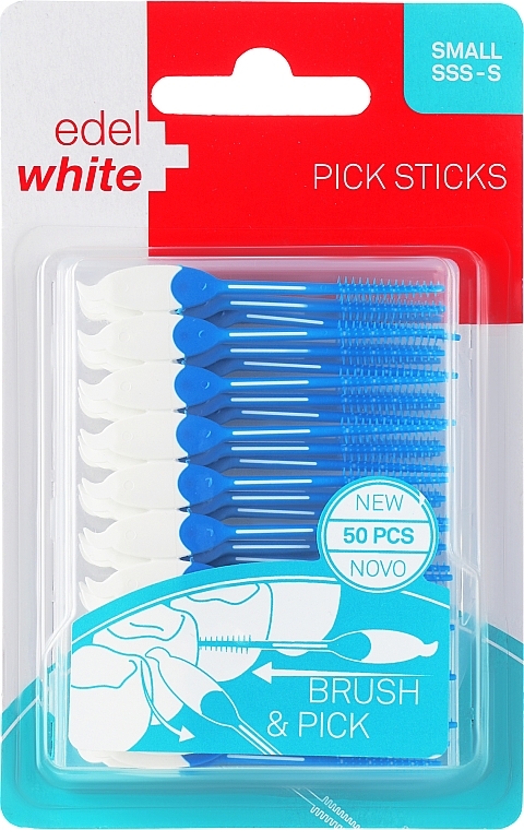 Інтердентальні зубочистки - Edel+White Interdental Pick Sticks — фото N1