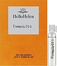 Парфумерія, косметика HelloHelen Formula 014 - Парфумована вода