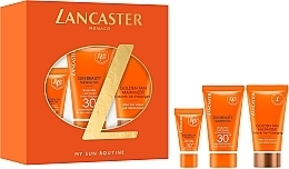 Парфумерія, косметика Набір - Lancaster Sun Beauty (b/milk/50ml + cr/3m + b/lot/50ml)