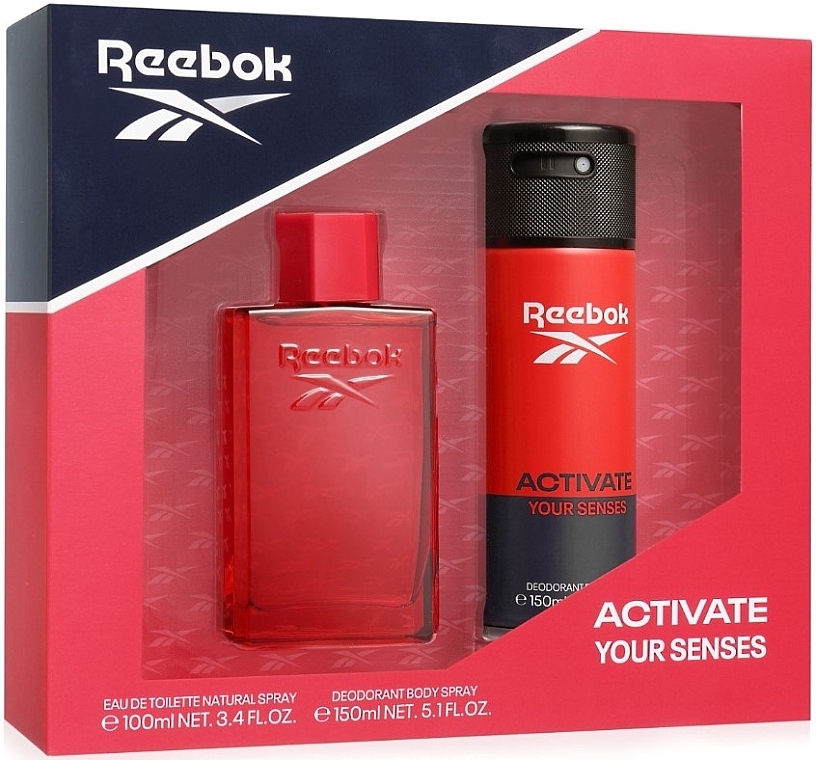 Reebok Activate Your Senses - Набір (edt/100ml + deo/spray/150ml) — фото N1