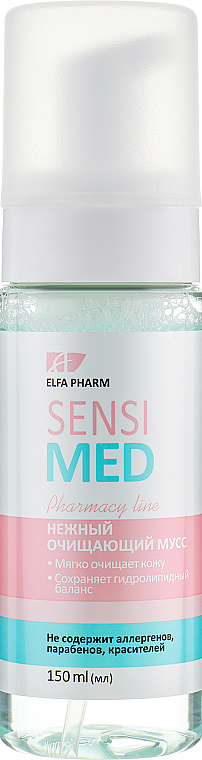 УЦЕНКА Нежный очищающий мусс - Elfa Pharm Sensi Med Mousse *