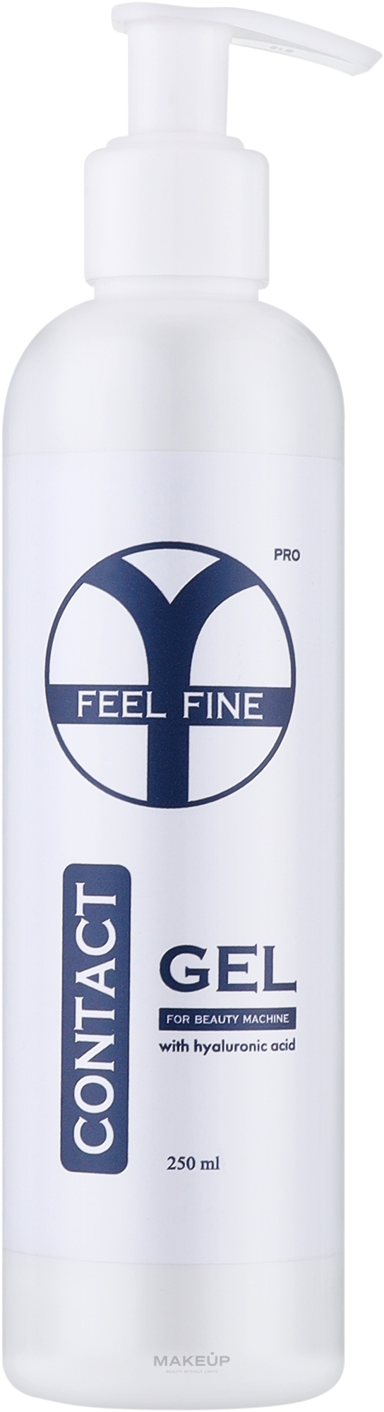 Контактный гель для аппаратных процедур с гиалуроновой кислотой - Feel Fine Contact Gel With Hyaluronic Acid — фото 250ml