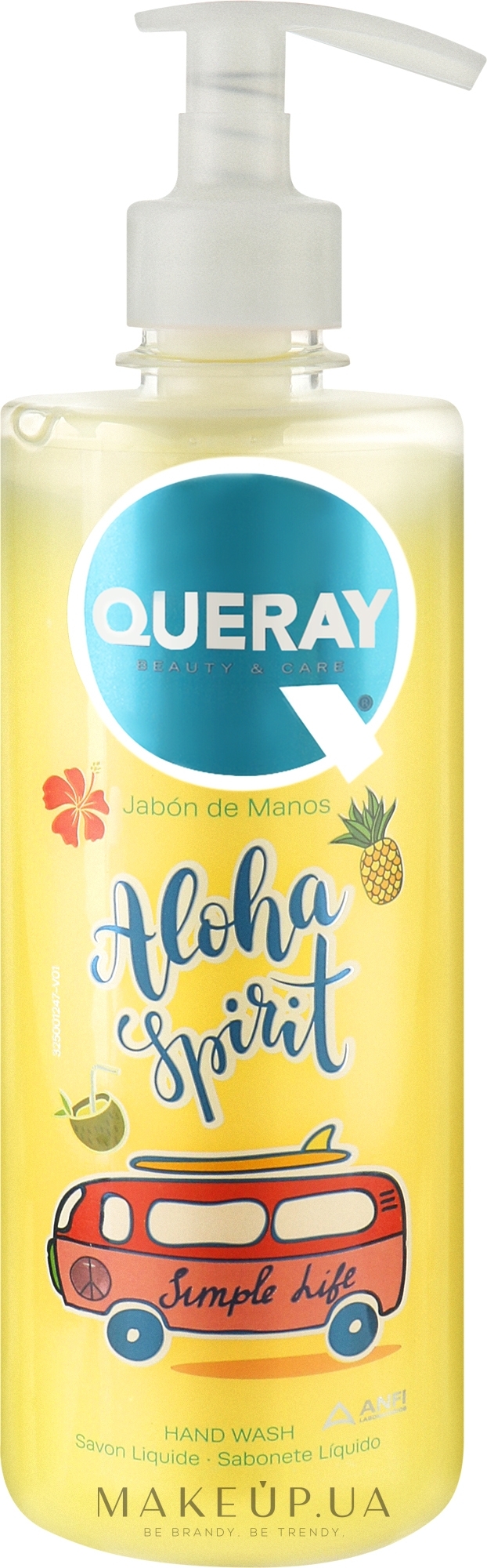 Жидкое мыло для рук "Ананас" - Queray Aloha Spirit Hand Wash — фото 500ml