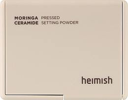 Компактная фиксирующая пудра - Heimish Moringa Ceramide Pressed Setting Powder — фото N2