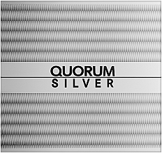 Парфумерія, косметика Antonio Puig Quorum Silver - Набір (edt/100ml + a/sh/lot/100ml)