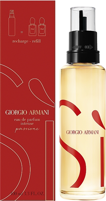 Giorgio Armani Si Passione Intense - Парфюмированная вода (сменный блок) — фото N2