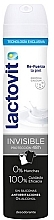 Парфумерія, косметика Дезодорант-спрей - Lactovit Invisible Antimanchas Deodorant Spray