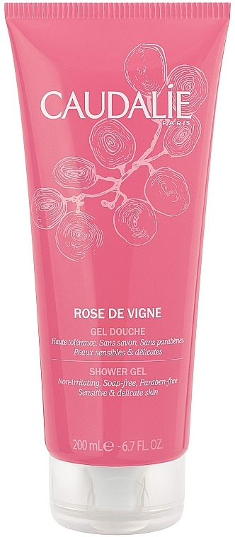 Гель для душу "Троянда і виноградна лоза" - Caudalie Vinotherapie Shower Gel Rose De Vigne