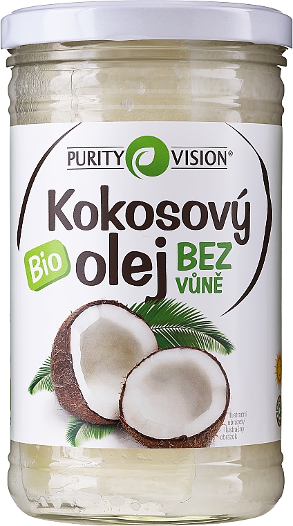 Кокосовое масло без запаха - Purity Vision Bio Coconut Oil Without Odor — фото N1