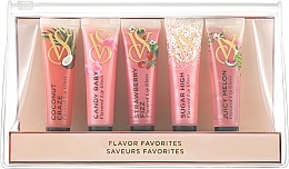 Парфумерія, косметика Набір - Victoria`s Secret Flavor Favorites Set (lip/gloss/5x13g)
