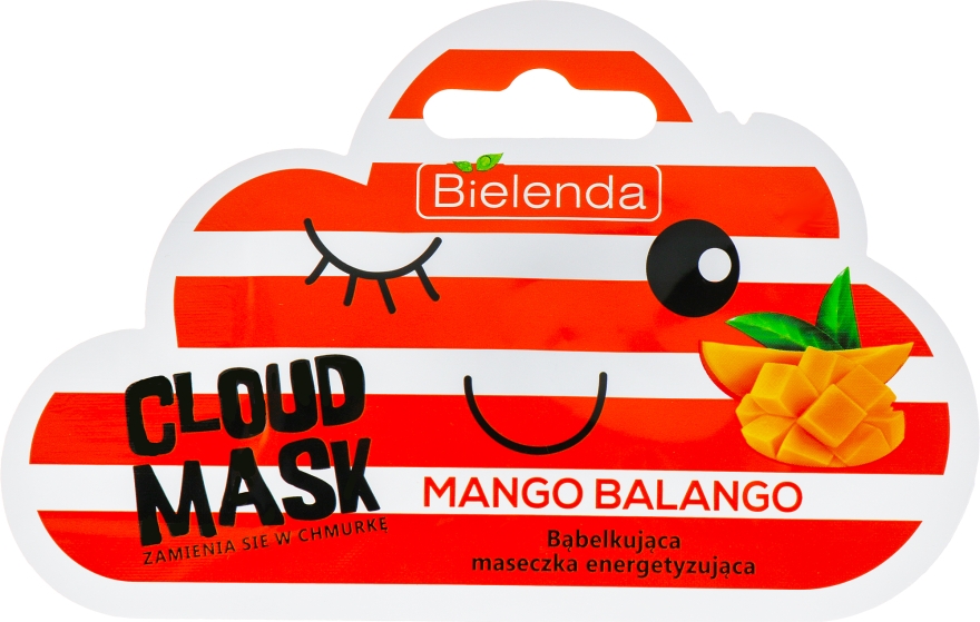 Маска-облачко для лица "Манго" - Bielenda Cloud Mask Mango Balango — фото N1