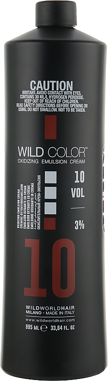Окислительная эмульсия 3% - Wild Color Oxidizing Emulsion Cream VOL10 — фото N1