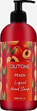 Рідке мило для рук "Персик" - Olitone Liquid Hand Soap Peanch — фото N1