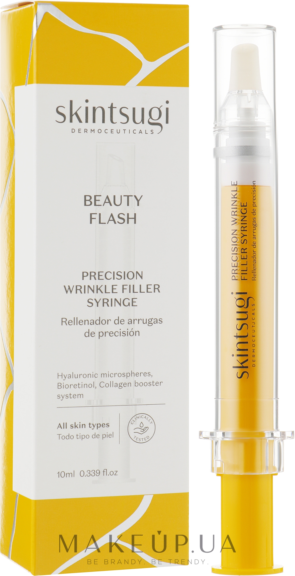 Сыворотка-филлер - Skintsugi Beauty Flash Precision Wrinkle Filler Syringe — фото 10ml
