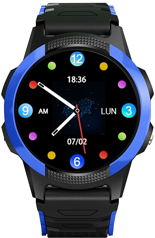 Смарт-часы для детей, синие - Garett Smartwatch Kids Focus 4G RT — фото N2