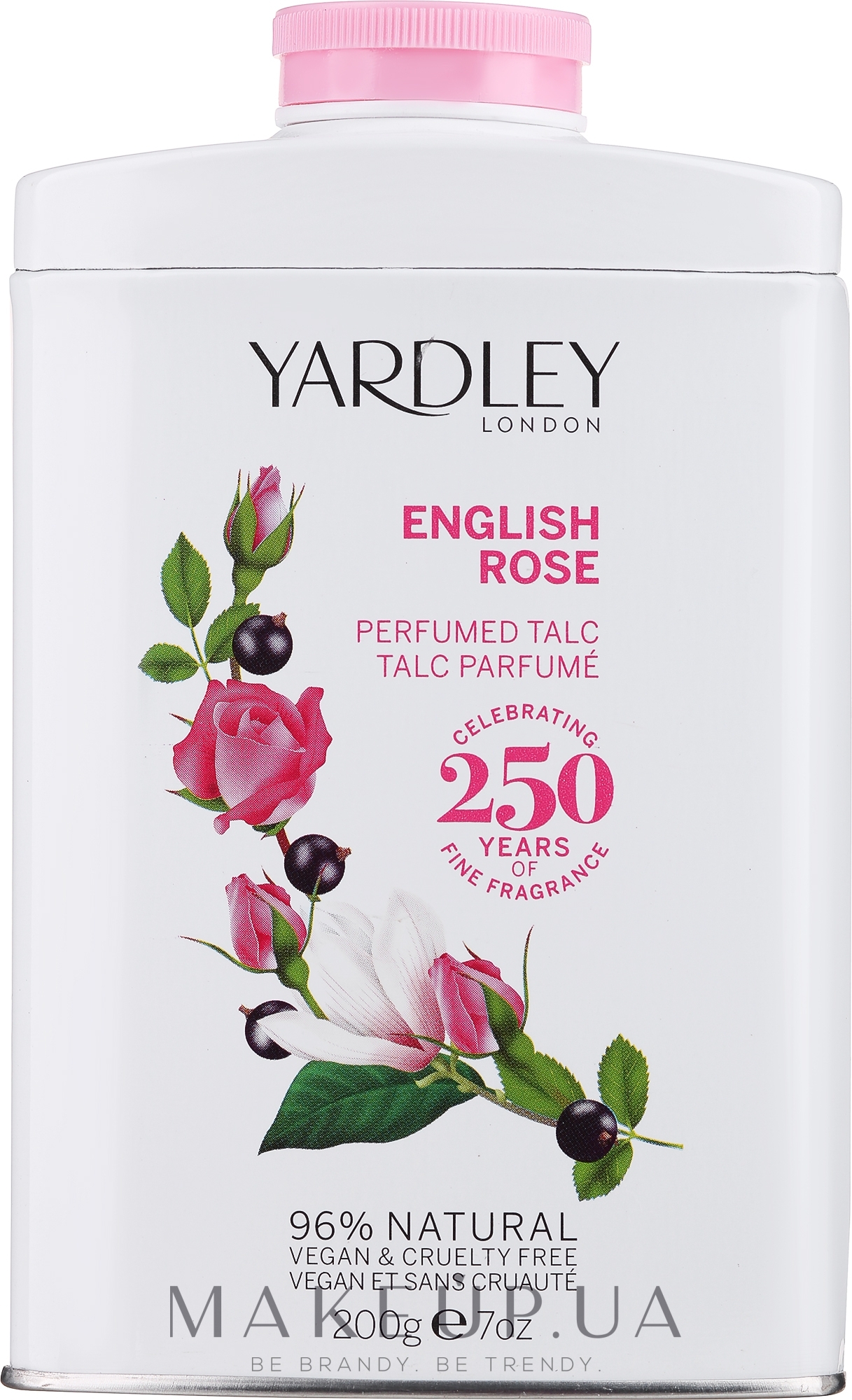 Парфюмированный тальк - Yardley English Rose Perfumed Talc — фото 200g