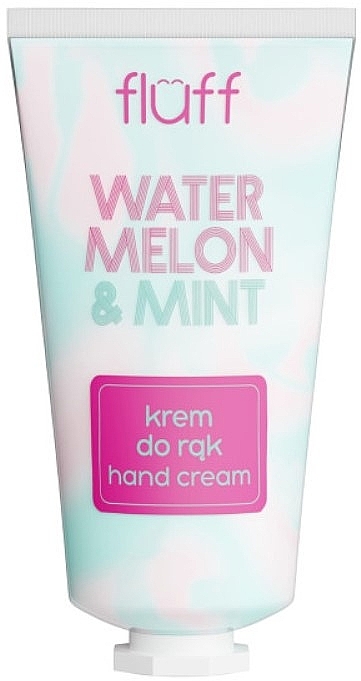 Крем для рук "Кавун і м'ята" - Fluff Watermelon & Mint Hand Cream — фото N1
