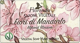 Парфумерія, косметика Мило натуральне "Квітка мигдалю" - Florinda Sapone Vegetale Almond Blossom