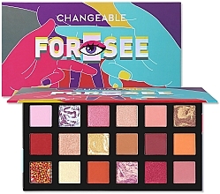 Духи, Парфюмерия, косметика Палетка теней для век, 18 оттенков - Ucanbe Foresee 18 Colors Eyeshadow Palette