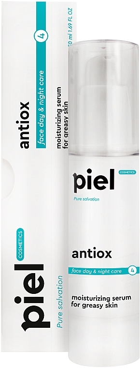 Антиоксидантная сыворотка с экстрактом плаценты и витаминами С и Е - Piel Cosmetics Antiox Serum — фото N1