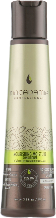 Живильний зволожуючий кондиціонер для волосся - Macadamia Professional Nourishing Moisture Conditioner