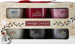 Набор из 6 мини-свечей - Yankee Candle Snow Globe Wonderland 6 Votives Candle (candle/6x37g) — фото N1
