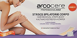 Духи, Парфюмерия, косметика Двойные полоски для эпиляции тела - Arcocere Deepline Hair-Removing Strips