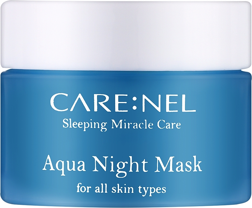 Нічна зволожувальна маска для обличчя - Carenel Aqua Night Sleeping Mask — фото N1