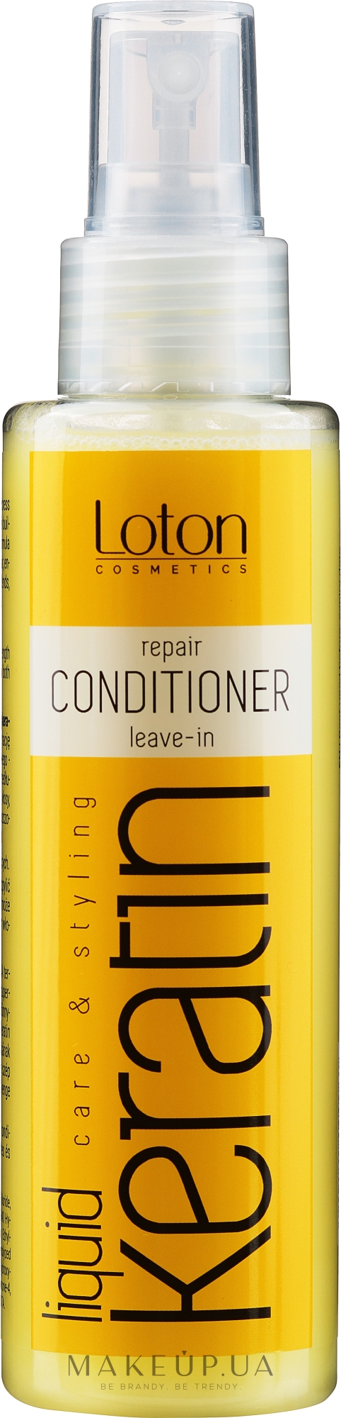 Двофазний кондиціонер із рідким кератином - Loton Two-Phase Conditioner Keratin Reconstructing Hair — фото 125ml