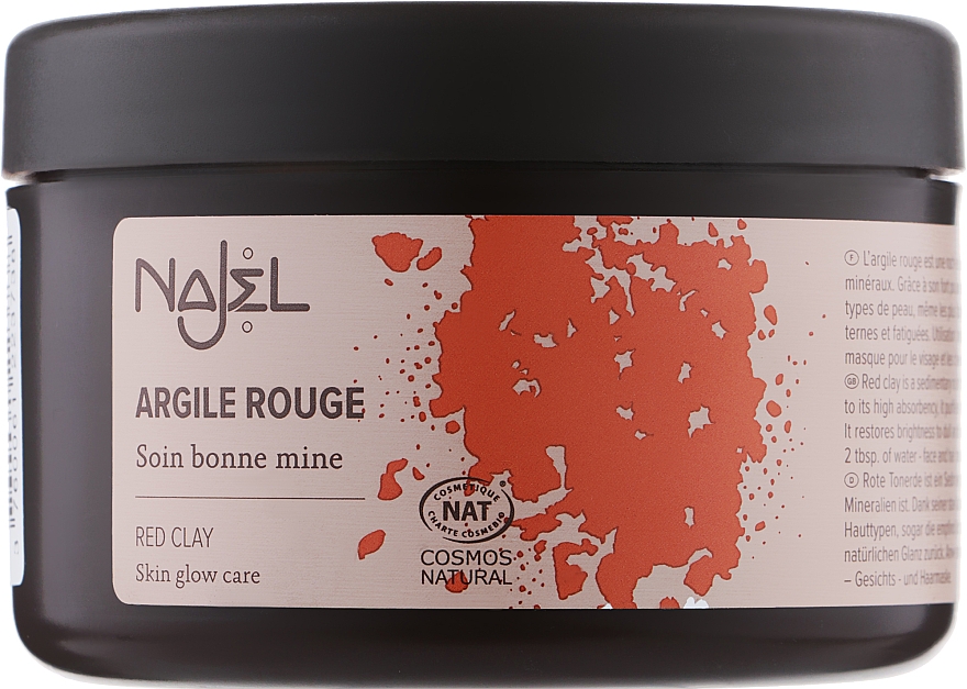 Глина косметична "Червона" - Najel Red Clay For Healthy Glow — фото N1