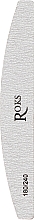 Парфумерія, косметика Пилка для нігтів "Напівбумеранг", 180/240 - Roks