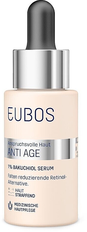 Сыворотка для лица с 1% бакучиолом - Eubos Med Anti Age 1% Bakuchiol Serum — фото N1