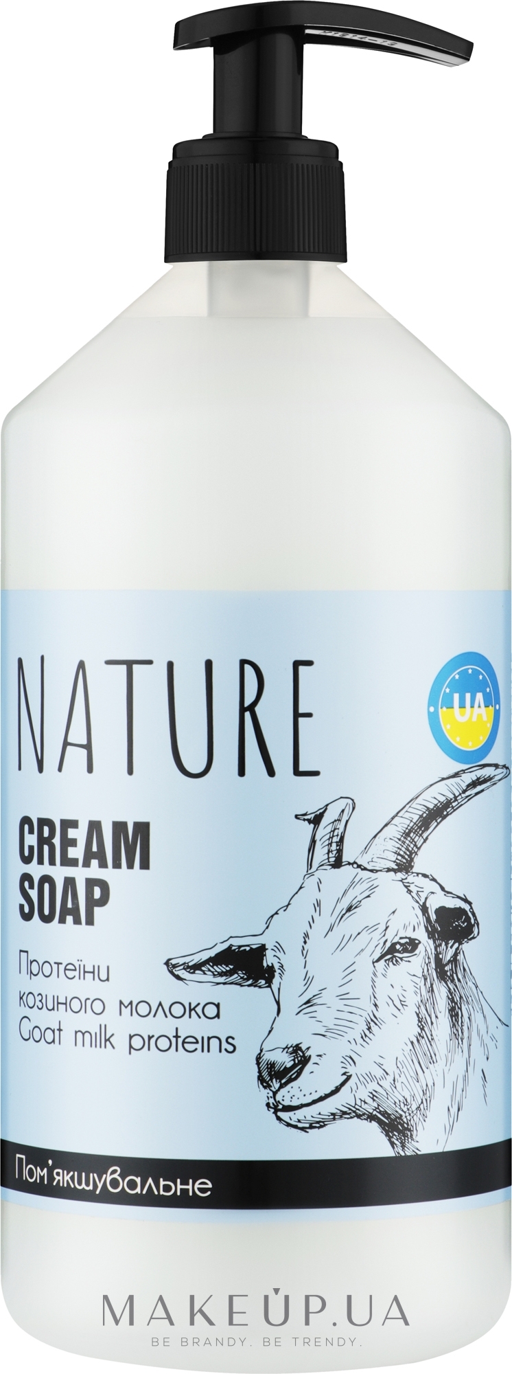 Жидкое крем-мыло "Протеины козьего молока" - Bioton Cosmetics Nature Liquid Soap  — фото 900ml