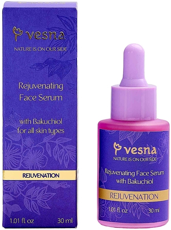 Омолаживающая сыворотка с бакучиолом - Vesna Rejuvenating Serum — фото N1