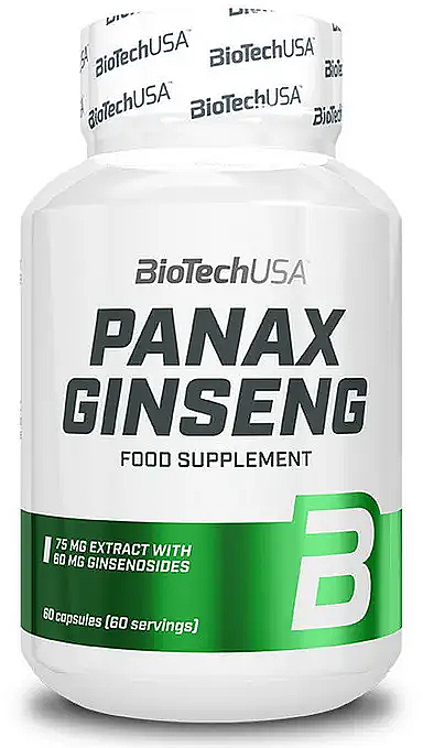 Харчова добавка "Вітаміни та мінерали" - BioTechUSA Panax Ginseng — фото N1