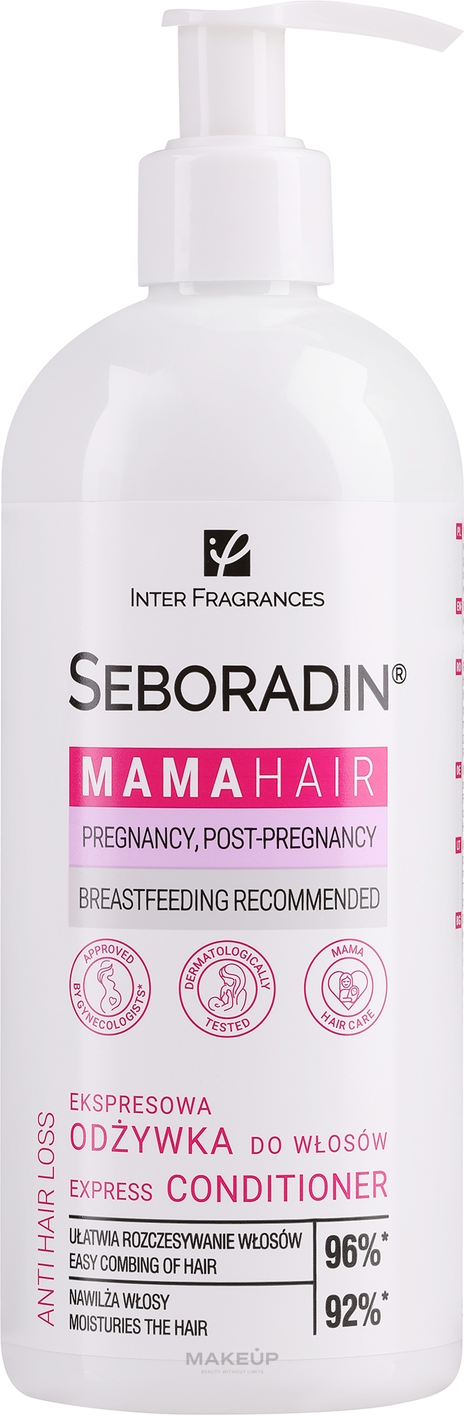 Кондиціонер для ослабленого й тонкого волосся - Seboradin Mama Hair Exptess Conditioner — фото 400ml