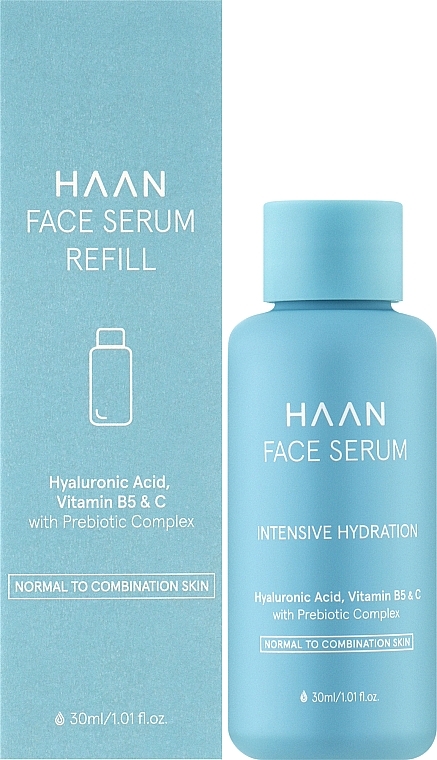 Зволожувальна сироватка з гіалуроновою кислотою - HAAN Face Serum Intensive Hydration for Normal to Combination Skin Refill (змінний блок) — фото N2