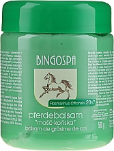 Парфумерія, косметика Маска кінська з екстрактом розмарину - BingoSpa Ointment Horse With Rosemary